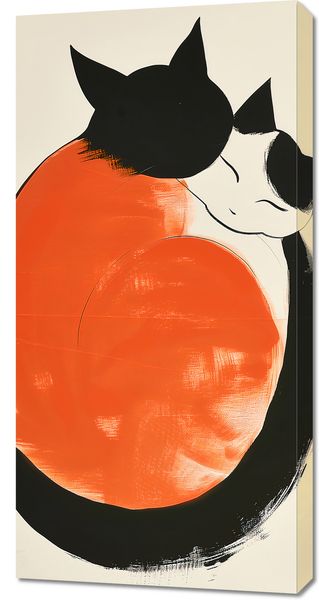 Obraz 50x100cm Yin i Yang Kotów zdjęcie 1