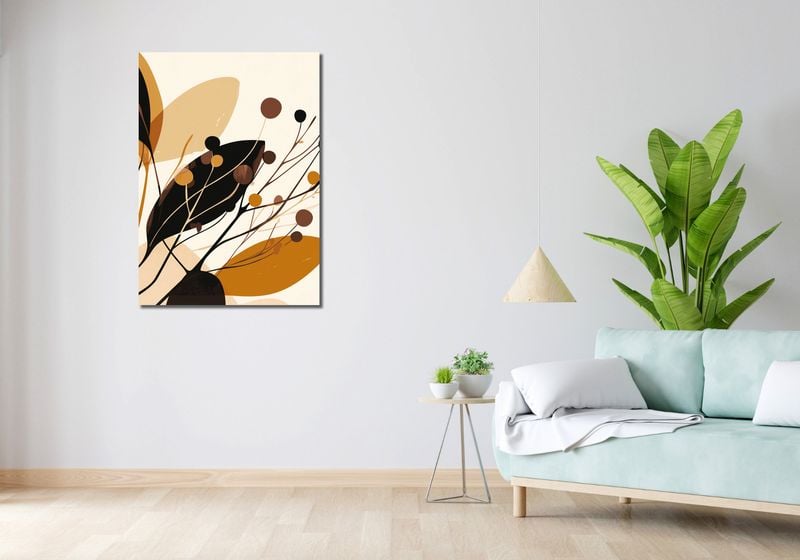 Obraz 70x100cm Jesienne Sylwety zdjęcie 2
