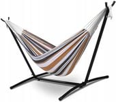 Hamak Ogrodowy 275x150cm Dwuosobowy Huśtawka CARRUZZO Mocny + Pokrowiec