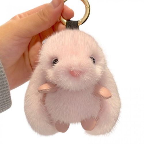 brelok do kluczy króliczek puchaty różowy brl340r na Arena.pl