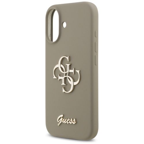 Etui Guess Silicone Big 4G Script do iPhone 17 brązowy na Arena.pl