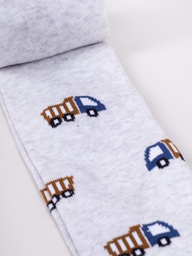 Rajstopy chłopięce bawełniane we wzory 3PAK 128-134 YOCLUB na Arena.pl