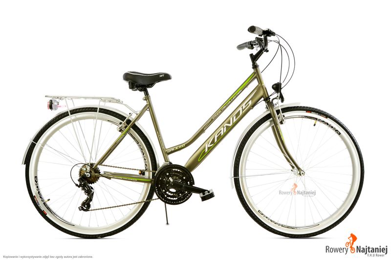 ROWER DAMSKI TREKING 28" KANDS GALILEO GRAFIZIELONY RAMA 19" 2017