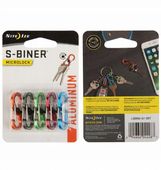 Nite Ize - Zestaw Karabinków S-Biner MicroLock Aluminum - 5 szt.