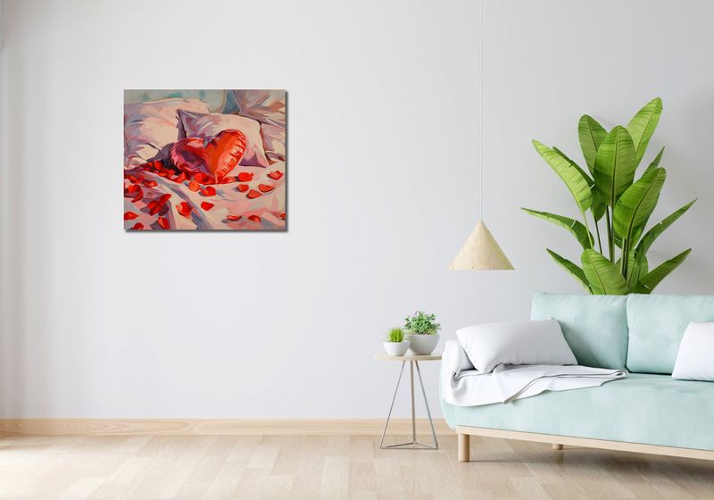 Obraz 70x60cm I Ja Ciebie Też zdjęcie 2