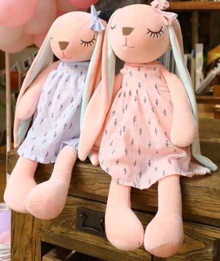 Maskotka pluszowa królik niebieski 52cm zdjęcie 1