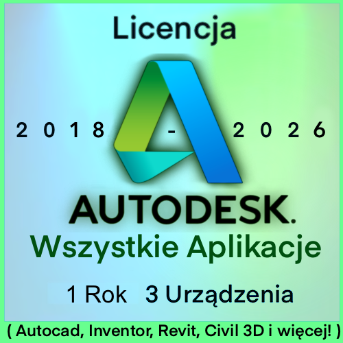 Autodesk Wszystkie Aplikacje 2026 |1 Rok| 96 Aplikacji | PC/MAC | AutoCad na Arena.pl