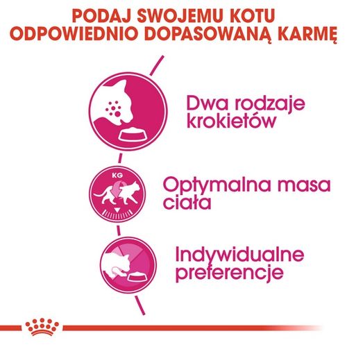 Karma dla wybrednego kota kierującego się teksturą chrupka Royal Canin 400g na Arena.pl