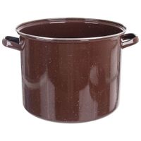 Garnek Stalowy Emaliowany Duży do Gotowania Gastronomiczny 32 cm 20L