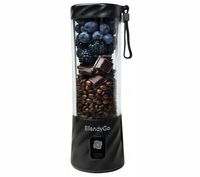 Blender kielichowy BlendyGo 3 0,55L Mikser bezprzewodowy Czarny