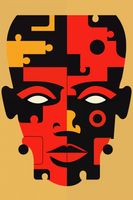 Plakat 61x91,5cm Puzzle Tożsamości