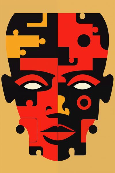 Plakat 61x91,5cm Puzzle Tożsamości zdjęcie 1