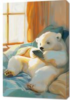 Obraz 60x90cm Misiowe Popołudnie