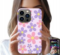 ETUI DO IPHONE 15 PRO - KOLOROWE STOKROTKI, STOKROTKA, KWIATKI