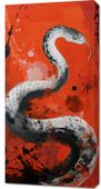 Obraz 50x100cm Smoczy Oddech Węża