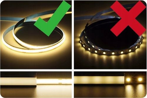 SAMOPRZYLEPNA TAŚMA LED NEON PASEK COB 12V NEUTRALNA 4000K 320diod /m na Arena.pl