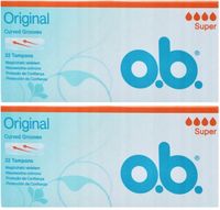 2 x OB Original Super Tampony Higieniczne 32 sztuki