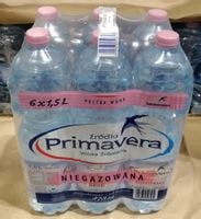 Primavera Woda niegazowana 1,5L - karton
