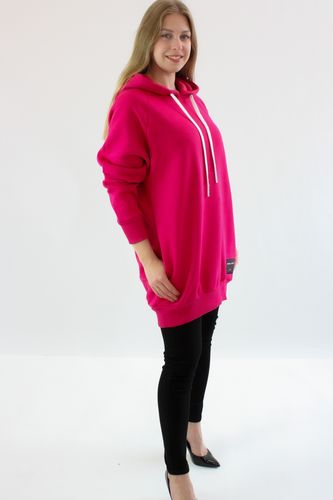 Gruba długa bluza Motion Fuksja UNI na Arena.pl