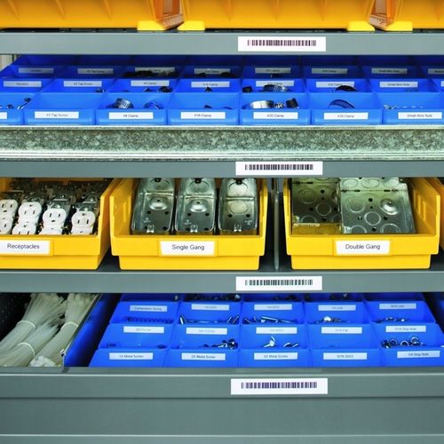 ORYGINALNA Taśma DYMO IND Rhino poliestrowa 9mm x 5,5m biała / czarny na Arena.pl