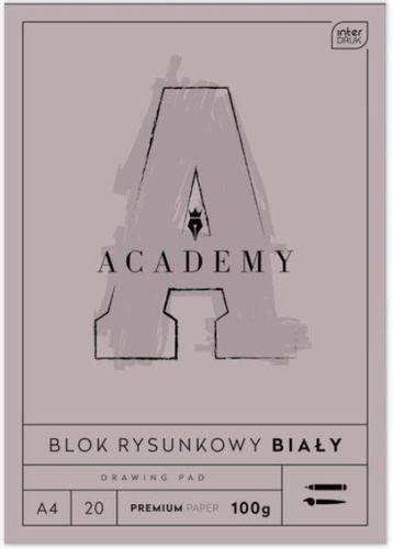 BLOK RYSUNKOWY A4/20 100G ACADEMY INTERDRUK na Arena.pl