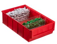 Pojemnik magazynowy czerwony- 185x300x81 mm