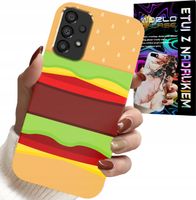 ETUI DO SAMSUNG GALAXY A53 5G - CASE BURGER CHEESEBURGER OBUDOWA PREZENT