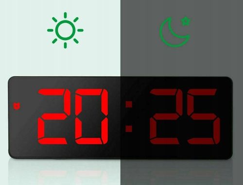 ZEGAR ELEKTRONICZNY LED BUDZIK ZEGAREK Z ALARMEM B na Arena.pl