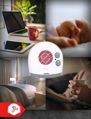 Grzejnik elektryczny Cicha Farelka Mocny Termowentylator 2000W Termostat na Arena.pl