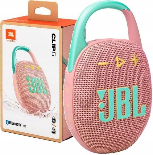 Głośnik Bluetooth JBL Clip 5 Różowy na Arena.pl