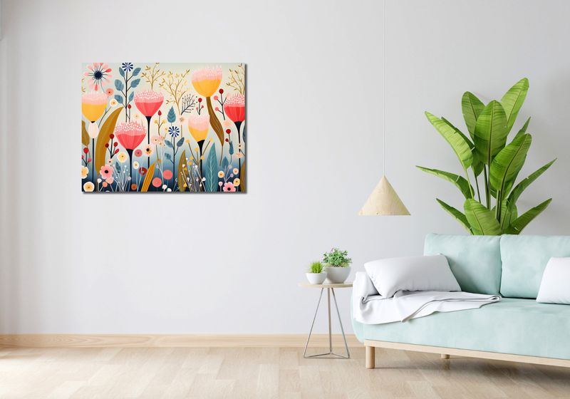 Obraz 90x70cm Ogród Marzeń zdjęcie 2