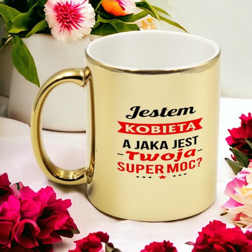 Kubek z nadrukiem prezent Dzień Kobiet dla Koleżanki Dziewczyny Mamy wzory na Arena.pl