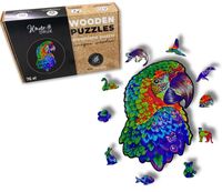 Puzzle Drewniane dla dzieci i dorosłych Papuga Parrot