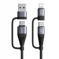 2 x Kabel Joyroom 4w1 60W Szybkie Ładowanie PD DO Telefonu i Laptopa 1.2m
