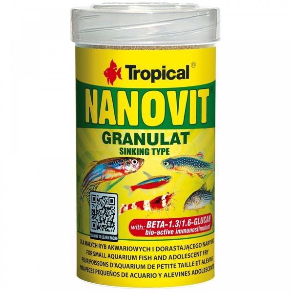 TROPICAL NANOVIT GRANULAT 100ML/70G zdjęcie 1