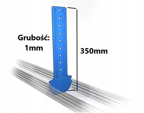 WIESZAK KOTWOWY DO PODDASZY 350mm CD60 100szt BLACHA 1mm MOCNY GRUBY na Arena.pl