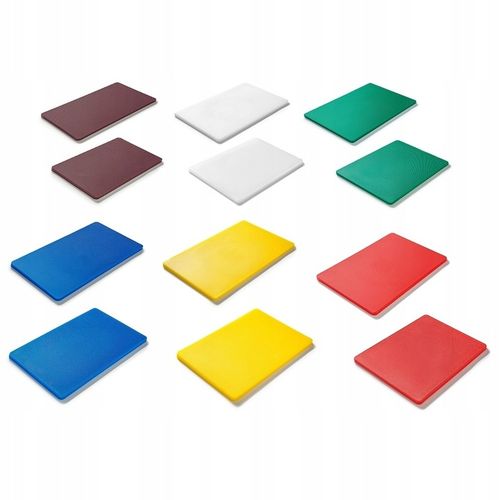 ZESTAW DESEK DO KROJENIA HACCP 45X30 CM FORGAST FG12607V1 na Arena.pl