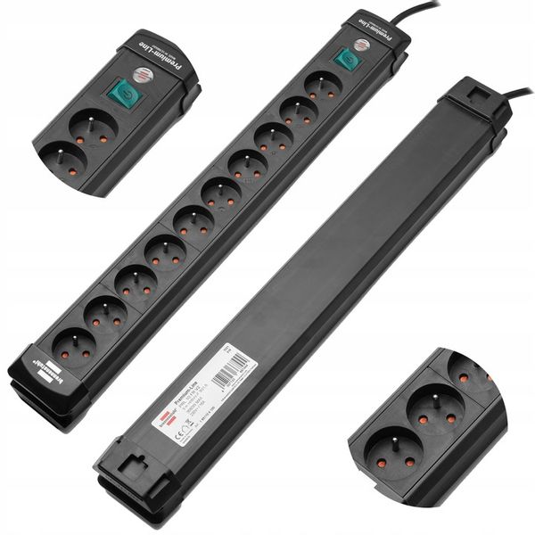 LISTWA ZASILAJĄCA PRZEDŁUŻACZ Z WYŁĄCZNIKIEM 10G 3M BRENNENSTUHL zdjęcie 1