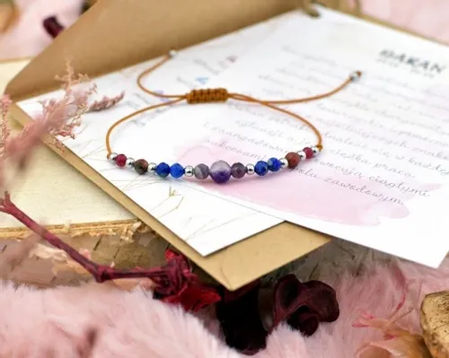 Bransoletka Znak Zodiaku BARAN Naturalne Kamienie Zodiak na Arena.pl