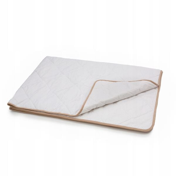 KOŁDRA WEŁNIANA 135x200 CAŁOROCZNA POSZYCIE 100% BAWEŁNA KW1 INDYGOSKLEP zdjęcie 2