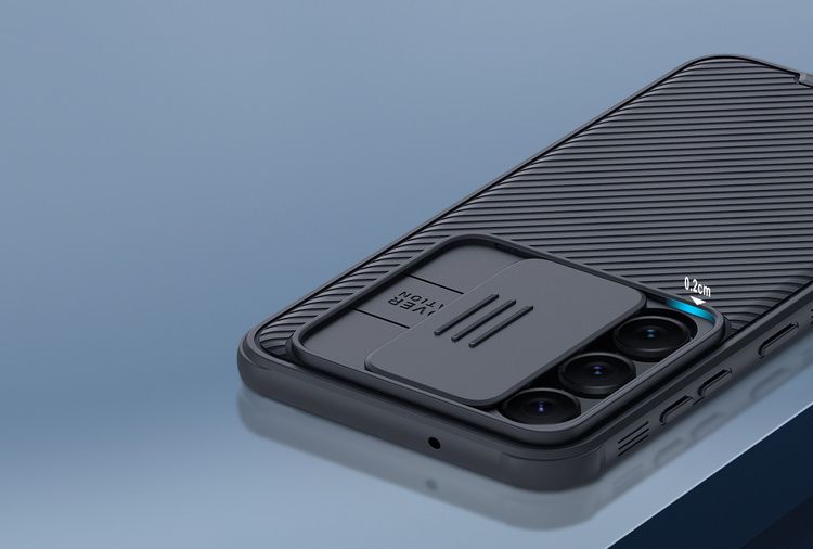 Etui Nillkin CamShield PRO Case do Samsung Galaxy S23+ / S23 Plus niebieski zdjęcie 3