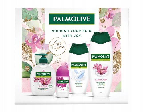 Palmolive Orchidea zestaw świąteczny (kosmetyczka+4 produkty pielęgnacyjne) na Arena.pl