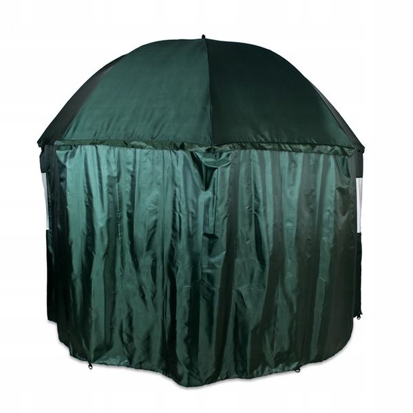 DUŻY PARASOL WĘDKARSKI 240cm WODOODPORNY namiot Z BOKAMI na ryby PARASOL zdjęcie 5