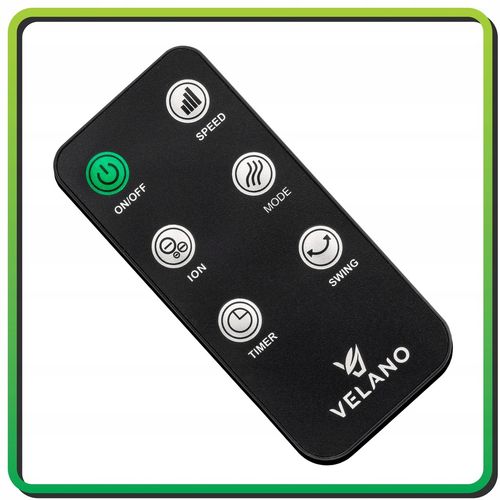 WENTYLATOR BEZŁOPATKOWY PODŁOGOWY OSCYLACJA TIMER WYŚWIETLACZ LCD PILOT na Arena.pl