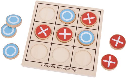 Gra logiczna Kółko i Krzyżyk klasyczna drewniana na Arena.pl