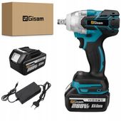 ZAKRĘTARKA UDAROWA AKUMULATOROWA KLUCZ UDAROWY SILNIK BEZSZCZOTKOWY ,