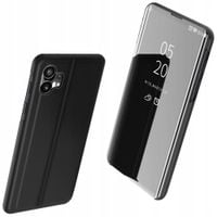 clear view case etui nothing phone 1 pokrowiec z klapką czarne