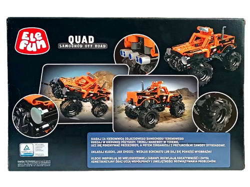 Klocki Elefun Quad - Samochód off Road C0909 na Arena.pl