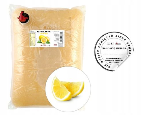 SOK Z CYTRYNY 100% CYTRYN TŁOCZONY CYTRYNOWY NFC 5 na Arena.pl
