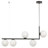 Zwisowa lampa do salonu kule Andy 33611 Sigma kule balls czarna biała